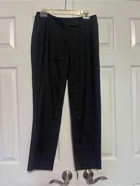 Anne Klein Black Straight-Leg Dress Trousers
